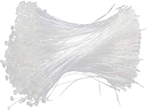 STOBOK Fascette Di Plastica Autobloccanti Per Etichettare Abbigliamento 8 cm 5000 Pezzi Perni Di Sicurezza Loop Per Appendere Tag E Elementi Di Fissaggio Per Scarpe Calze E Gioielli