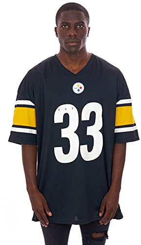 Fanatics NFL Pittsburgh Steelers Trikot Shirt Iconic Franchise Poly Mesh Supporters Jersey (L)