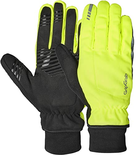 GripGrab Windster 2 Winddichte Winter Fahrradhandschuhe Gepolstert Gefüttert Thermo Touchscreen Radsport Handschuhe