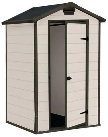 Mondo Viro Casetta da giardino in resina beige Coconut cm 128x94 196h