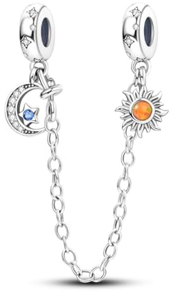 Parmuz 925 Cadena de seguridad de plata esterlina para pulsera Amor Mariposa Mal de ojo Tapón Espaciador Charm Clip Charms Colgantes Colgantes Cuentas Joyería Regalo para Mujeres