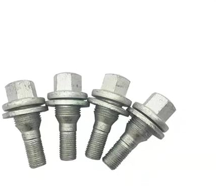 Radbolzen Radschraube Kompatibel Mit Peugeot 1007 106 2008 206 207 208 3008 301 307 308 408 406 508 607 4 Stück Auto-Radschrauben Muttern Stehbolzen 540567 Radabdeckung Nabenmutter Bolzenabdeckungen