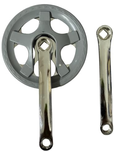 Baoblaze Fahrrad-Kurbelgarnitur, Einzelkettenblatt, Ersatz-Kurbelarm-Set für das Fahrrad, Reiten im Freien, hochfest, 165 mm Kurbelarm, Fahrrad-Kurbelgarnitur
