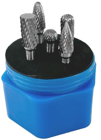 WELDINGER HM Frässtifte SET 10mm B C D F G für Metall und Geradschleifer