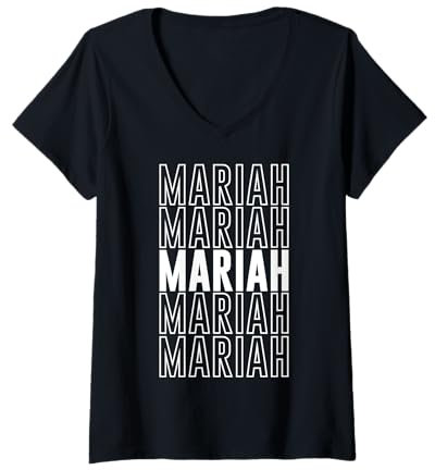 Damen Mariah T-Shirt mit V-Ausschnitt