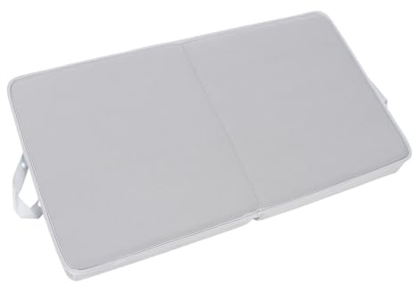 Naroote Bath Kneeler, Bath Kneeling Pad Non Slip Knee Cushion Foam Bath Kneeler and Elbow Kneeling Rest Pad Bathtub Kneeling Pad Baby Bath Mat for Bathing Baby (Grey with Grey)
