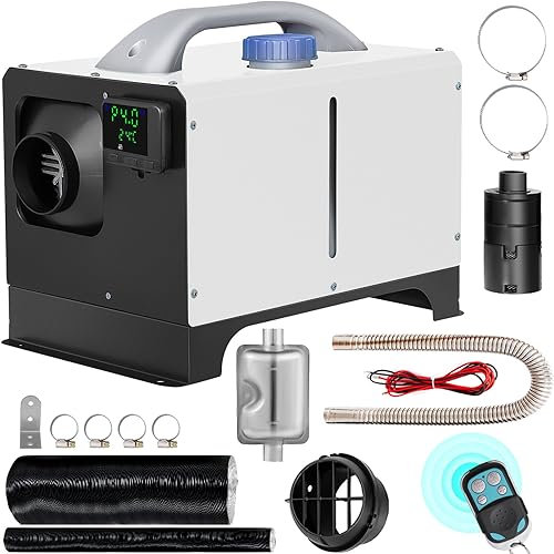 Riscaldatore ad Aria Diesel da 8 kW per Camion, Camper, Barche - Riscaldamento rapido, Telecomando, Interruttore LCD - Compatto ed efficiente