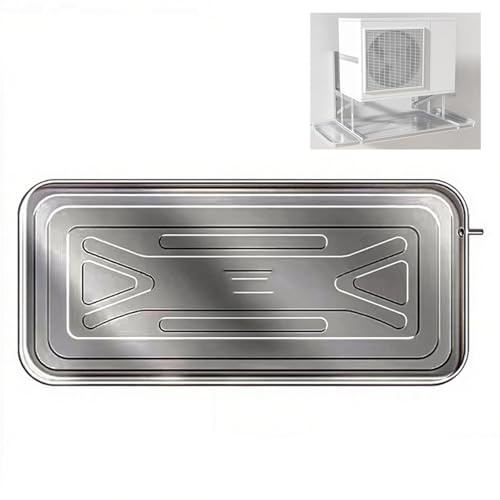 YANGLLYJ Bandeja Aire Acondicionado, Deposito Agua Aire Acondicionado, Manguera Aire Acondicionado para Sistemas de Aire Acondicionado Split y Bomba de Calor(93x44cm/36.6x17.3in)