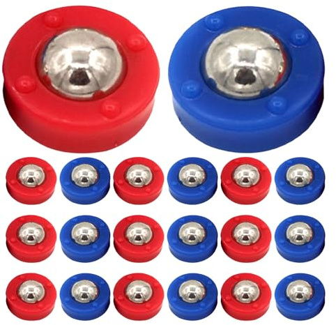 Toddmomy 30 Piezas de Rodillos de Cuentas para tejo de Mesa, Discos de Curling de tejo de Repuesto para coordinación Ojo-Mano, Juegos de Mesa para entusiastas de los Juegos.