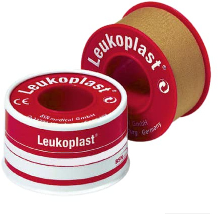 Leukoplast Tape 2 Count (2.5cm X 5m 1 X 5.4 Yard)