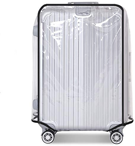 Gearific Transparente PVC-Schutzhülle für Trolley, wasserdicht, mit Reißverschluss, Kratzfest, für Business, Trip, Schule, Alltag, 50,8 cm, 61,1 cm, modern, 28 Zoll, 28'', Modern