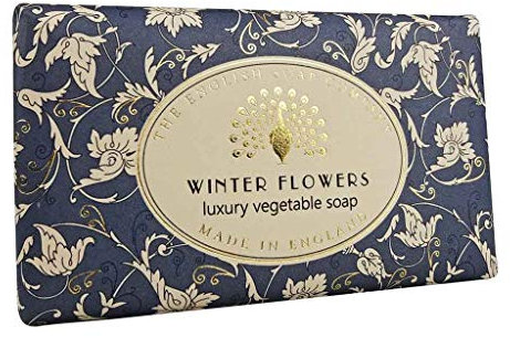 The English Soap Company Winter Flowers Christmas Soap 190g