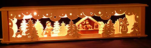 Schwibbogen 2-45 Schwibbogenerhöhung für Lichterbogen Made Erzgebirge Seiffen Maße: 52x10x11cm (BxTxH) …