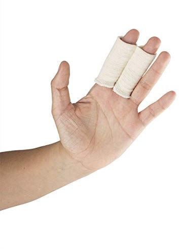 SUPERBRACE Finger Splint Bedford Buddy Wrap Double Support for Fracture, Jammed, Swollen, Dislocated Finger (M)