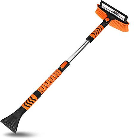 MATCEE Snow Brush and Car Ice Scraper for Windshield Snow Scraper with Squeegee 41 Inch Detachable for Auto SUV Car Truck Windscreen Windows
