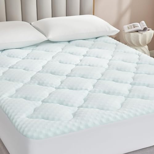Hansleep Memory Foam Mattress Topper Single Bed, Mattress Cover Pad with Extra Deep Pocket, 90x190cm