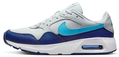 NIKE Men's Air Max Sc Sneaker, Pure Platinum Blue Lightning White, 11 UK