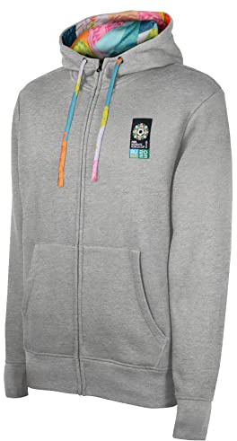 FIFA Sweat À Capuche Zippé Officiel de la Coupe du Monde de Football 2023 pour Femme, Gris Chiné Sweat à Capuche Mixte (Lot de 1)