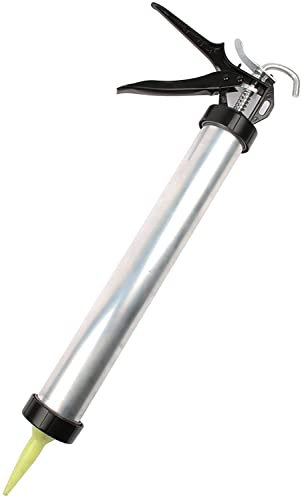 NOALED Hand-Sandstrahlpistole, 16 Zoll Dicke Aluminiumstruktur, Klebepistole, Kleber, Flexible weiche Silikon-Softpistole, Kartuschenpistole, Kartuschenpistole, manuelles Dekorationswerkzeug
