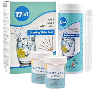 rockible Wassertest Set für Trinkwasser, Pool, Spa Test, PH Papier, Chlor, Wasserqualitätstest für Zuhause, Aquarium, Teich, Spa, Fische