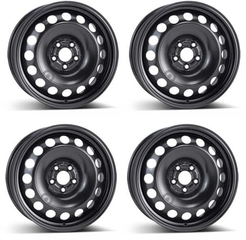 4x Alcar Stahlfelgen 4-9680 6.5Jx16 ET42 5x100 kompatibel mit Volkswagen Beetle Bora Golf Polo
