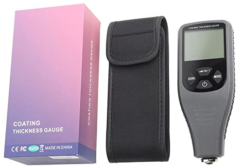 ANKROYU RZ240 0~1500 um Coating Meter, Digital LCD Paint Coating Thickness Gauge Tester, Metal Auto Test Measuring for Metal Auto Test Measuring