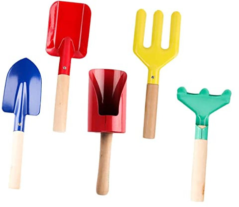 COOPHYA 5pièces Lot Et Râteaux pour Outils De Jardinage Domestique Accessoires De Plantation Et Pratiques
