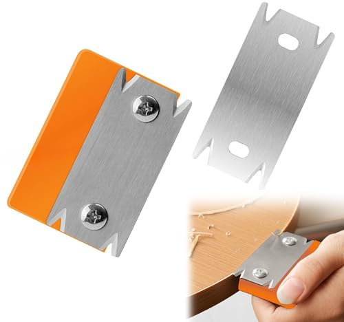 Coupe-Bordures Pour Le Bois, Coupe-Bordures Manuel Portable Avec 1 Lame De Rechange Coupe-Bordures Manuel Antidérapant Pour Le Bois Coupe-Bordures Manuel En Pvc Abs (Orange)