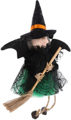 Gatuida Bambola Strega da Appendere Decorazione Strega da Appendere per Halloween Accessori per Festa per Casa e Hotel