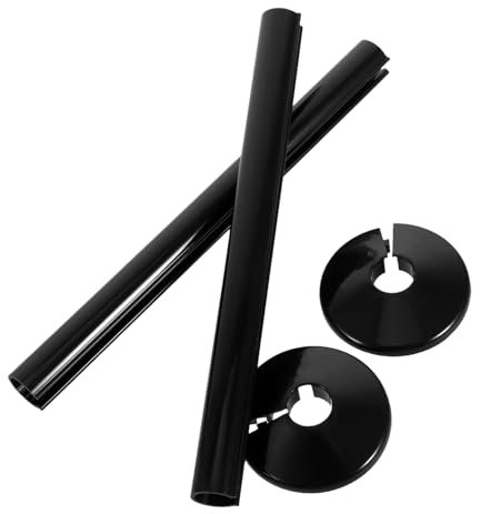 MAGICLULU 2 Sets Pipe Decorative Covers Sleeve Kit Water Pipe Cover Decoration for Bathroom Kitchen and Home Use