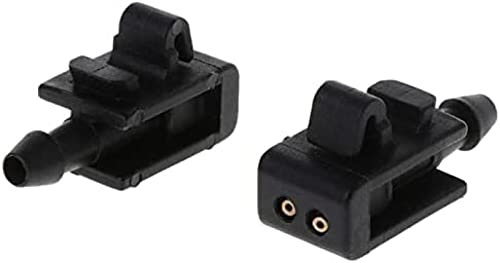 GZNBB 2er-Pack Auto-Scheibenwaschanlage Wischer Wasserstrahl-Sprühdüse Scheibenwaschdüsen ，für Renault Megane 2 8200082347