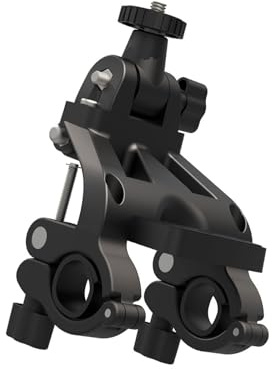 Perche à selfie invisible pour guidon de caméra - Rotation à 360° - Support vélo moto