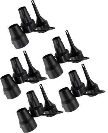 TOYANDONA 5 Sets Inflatable Air Bed Plastic Pump Nozzles Replacement Attachments Compatible with Electric Air Pumps for Camping and Outdoor Use
