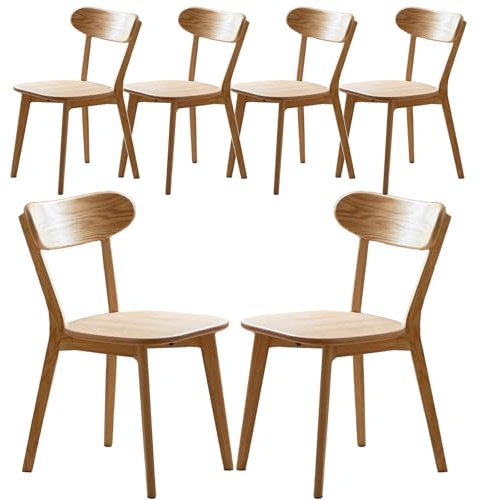 Vintage Log Esszimmerstuhl – Stabiler & Stilvoller Loungesessel für Küche, Wohnzimmer, Büro, Outdoor & Café – Design, perfekt für Veranstaltungen (Einzelstuhl)
