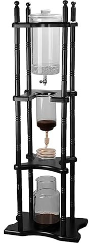 Torre de cafetera de goteo frío para una preparación suave y lenta, ideal para uso doméstico y de oficina