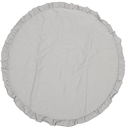 VANZACK Tappeto Per Gattonare Rotondo Per Ragazzo Ragazza e Ragazzo Ragazza Piccoli, Coperta Da Gioco in Materiale Delicato e Resistente, Facile Da Lavare, Per Giochi e Riposo