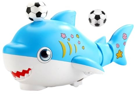 Schwimmendes Ballspielzeug zum Blasen, Hai für Kinder, Spielzeug mit Luftantrieb und Sound, für draußen, , Mädchen, Erwachsene