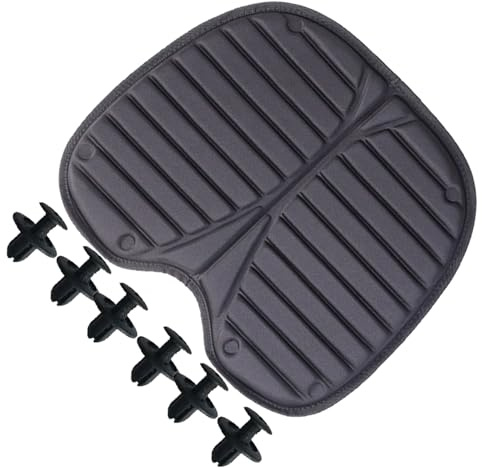 Ciieeo Cojín de Asiento Portátil de EVA para Canoa y Kayak Acolchado Ergonómico Resistente y Cómodo Incluye 6 Tornillos de Plástico Adecuado para Pesca y Actividades al Aire Libre