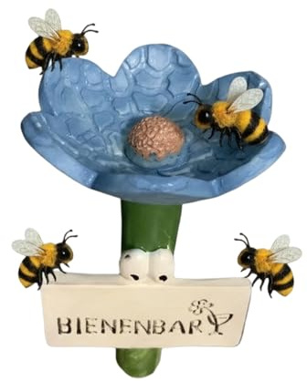 Station d'arrosage pour abeilles – Mangeoire en résine en forme de fleur pour l'extérieur | Station d'arrosage pour abeilles pour nourrir les ruches, oiseaux, apiculture, colibri gardant l'extérieur à
