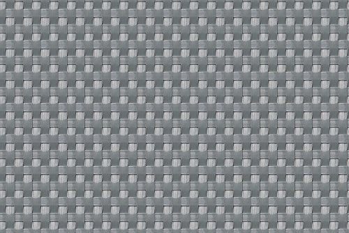 Sellon24 Polyrattan Balkonverkleidung Sichtschutz Balkonsichtschutz anthrazit braun weiß schwarz Kupfer grün Meterware Balkonbespannung 17,99€ / Quadratmeter (H 90cm, RD17 - Silber Grau)