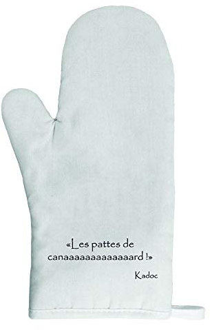 Gant de Cuisine Kaamelott kadoc Pattes de Canard