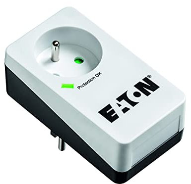 Eaton Multiprise/Parafoudre - Eaton Protection Box 1 FR - PB1F - 1 prise FR - Blanc & Noir