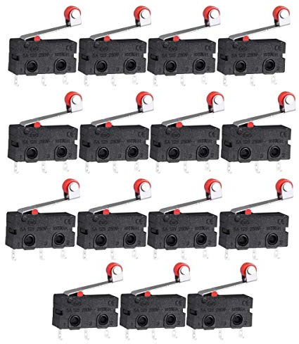 JZK 15 x Mini Interruttore a Levetta SPDT Micro Interruttore AC 5A 125 250 V SPDT 3 pin
