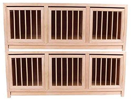 Solid Wood Pigeon Cage & Nest Box Combination - Large Outdoor Bird Nest (Brown, 90x30x35cm)