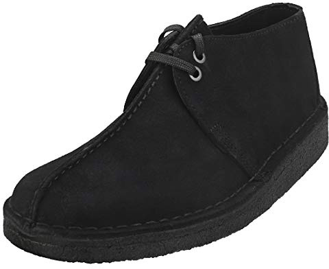 Clarks mäns Desert Trek Oxford, Svart mocka, 42 EU