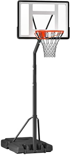 HOMCOM Portable 10ft Basketball Backboard Hoop Set 2.55M-3.05M