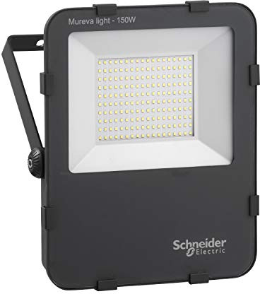 Schneider Electric Mureva LED-Flutlichtstrahler,150W, 15000lm, 6500k, IP65, IK05, kaltweisses Licht, Artikelnummer IMT47222