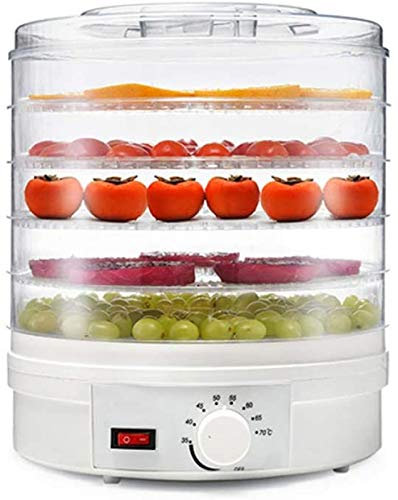 Deshidratador De Setas, Verduras, Frutas Crusty, 5 Bandejas Con Diametro 27 Centimetros,Potencia 35 Watios