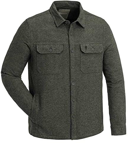 Pinewood Värnamo Overshirt D.Green Melange