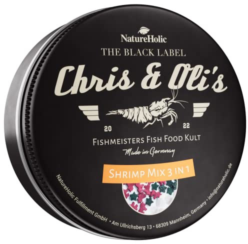 Chris und Olis - Shrimp Mix - Alles, was Garnelen brauchen - Beliebte Futtersorten im Set - schonend Hergestellt - Made in Germany - 45g